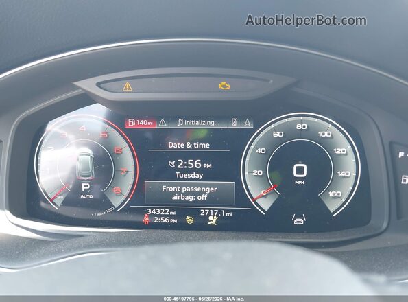 WA1AVBF16PD008439 2023 AUDI Q8 Gray Vista de los asientos traseros