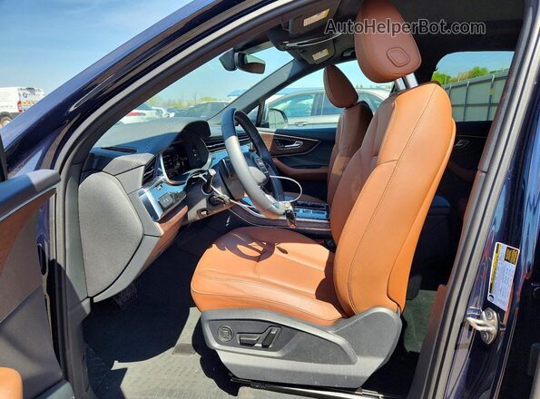 WA1AVBF79TD004903 2026 AUDI Q7 Blue Vista interior delantera