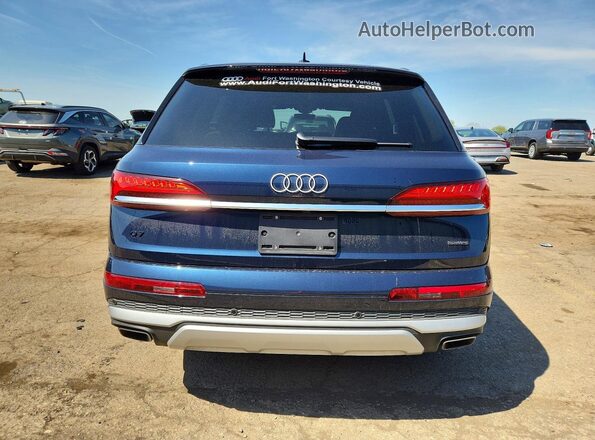 WA1AVBF79TD004903 2026 AUDI Q7 Blue Vista trasera