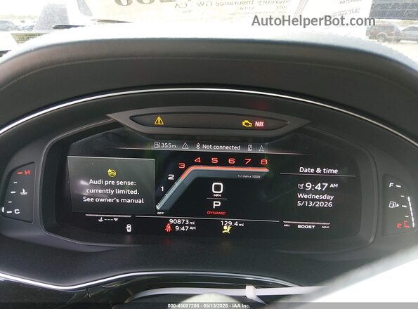 WA1AWBF11MD043009 2021 AUDI SQ8 Black უკანა სავარძლების ხედი