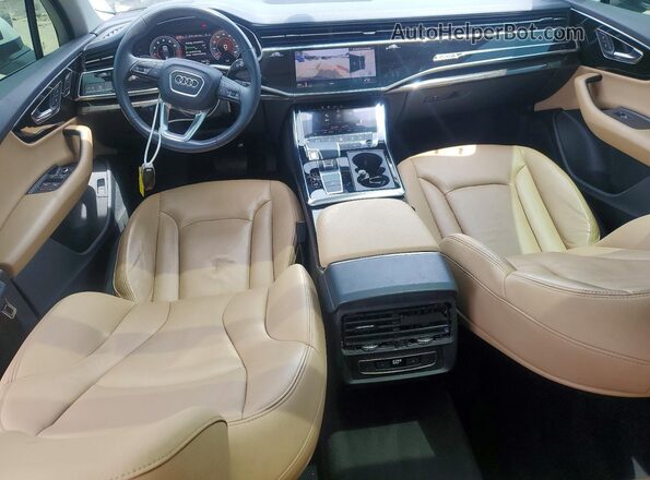 WA1AXBF75PD028731 2023 AUDI Q7 White Առջևի վահանակի տեսք