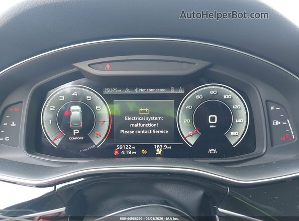 WA1AXBF77ND011068 2022 AUDI Q7 Синий Вид задних сидений