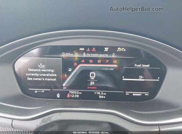 WA1B4AFY0N2039404 2022 AUDI SQ5 Gray უკანა სავარძლების ხედი
