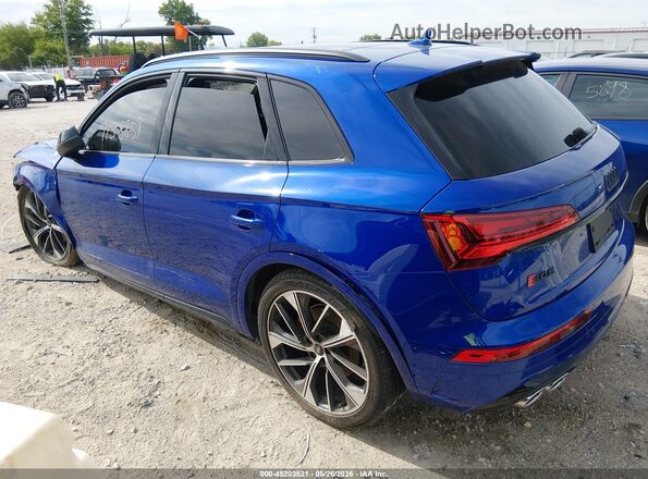WA1B4AFY1M2008080 2021 AUDI SQ5 Blue Rear left