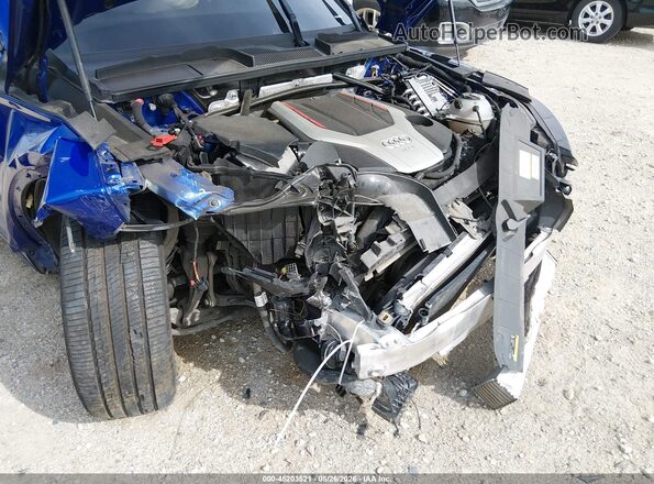 WA1B4AFY1M2008080 2021 AUDI SQ5 Blue Front view