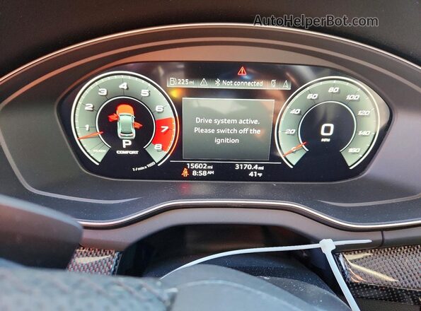 WA1B4AFY7S2025527 2025 AUDI SQ5 Черный Вид щитка приборов