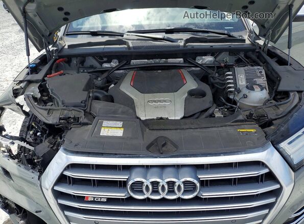 WA1B4AFY8L2124391 2020 AUDI SQ5 Gray Engine compartment view