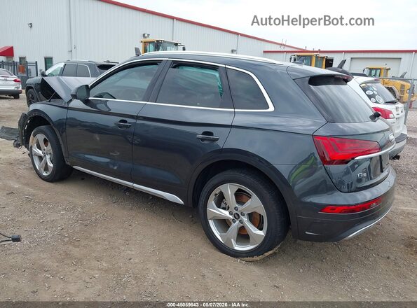 WA1BAAFY0M2132320 2021 AUDI Q5 Синий Задняя левая четверть