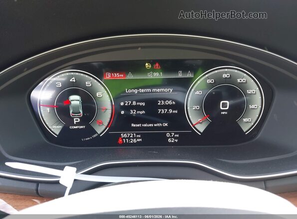 WA1BAAFY2M2024488 2021 AUDI Q5 Black Vista de los asientos traseros