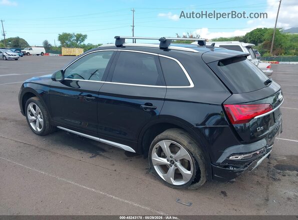 WA1BAAFY3M2054762 2021 AUDI Q5 Black Rear left
