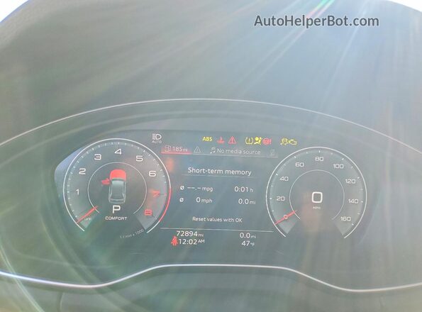 WA1BAAFYXM2072269 2021 AUDI Q5 Blue Սարքավորումների վահանակի տեսք