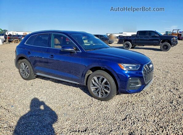 WA1BAAFYXM2072269 2021 AUDI Q5 Blue Առջևի աջ