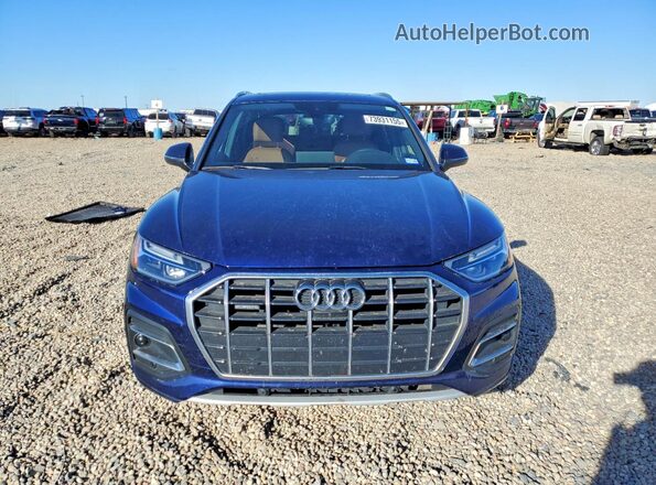 WA1BAAFYXM2072269 2021 AUDI Q5 Blue Դիմացի տեսք