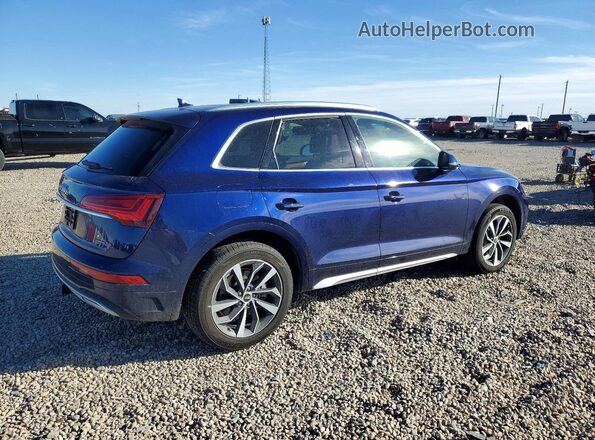 WA1BAAFYXM2072269 2021 AUDI Q5 Blue Հետևի աջ