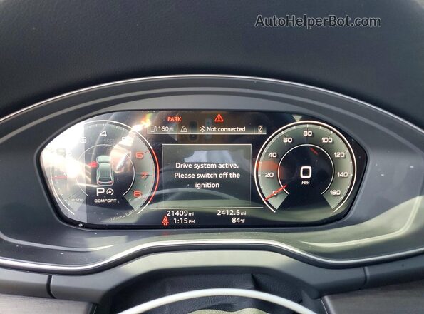 WA1BBAFY4R2023668 2024 AUDI Q5 Black ხელსაწყოთა პანელის ხედი