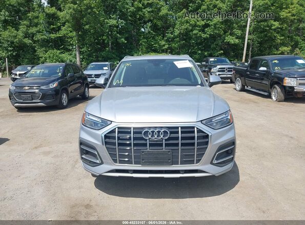 WA1BBAFY5N2129797 2022 AUDI Q5 Silver Instrument cluster view