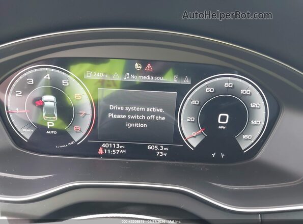 WA1BBAFY7P2059996 2023 AUDI Q5 White უკანა სავარძლების ხედი