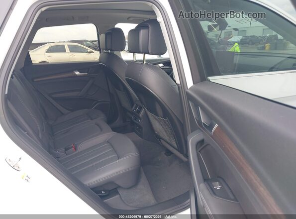 WA1BBAFY7P2059996 2023 AUDI Q5 White VIN კოდის სტიკერის ხედი