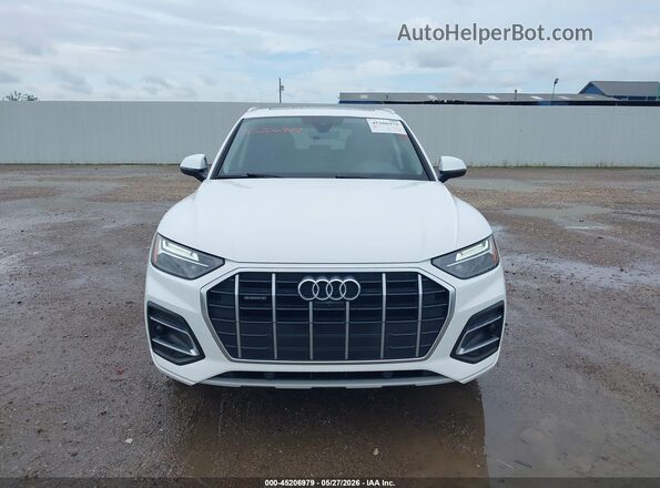 WA1BBAFY7P2059996 2023 AUDI Q5 White ხელსაწყოთა პანელის ხედი