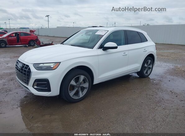 WA1BBAFY7P2059996 2023 AUDI Q5 White წინა მარცხენა ხედი სამი მეოთხედიდან