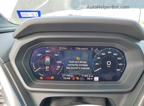 WA1BCBFZ0PP024148 2023 AUDI Q4 Black Instrument cluster view