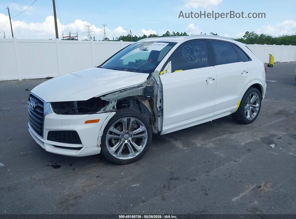 WA1BCCFS1JR032361 2018 AUDI Q3 White წინა მარცხენა ხედი სამი მეოთხედიდან