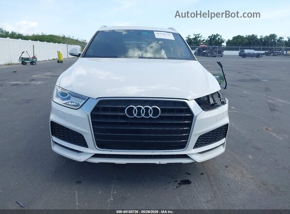 WA1BCCFS1JR032361 2018 AUDI Q3 White უკანა სალონის ხედი