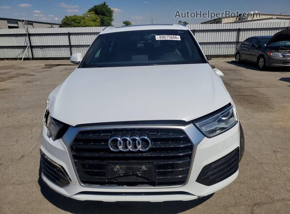 WA1BCCFS2JR008697 2018 AUDI Q3 White Widok z przodu
