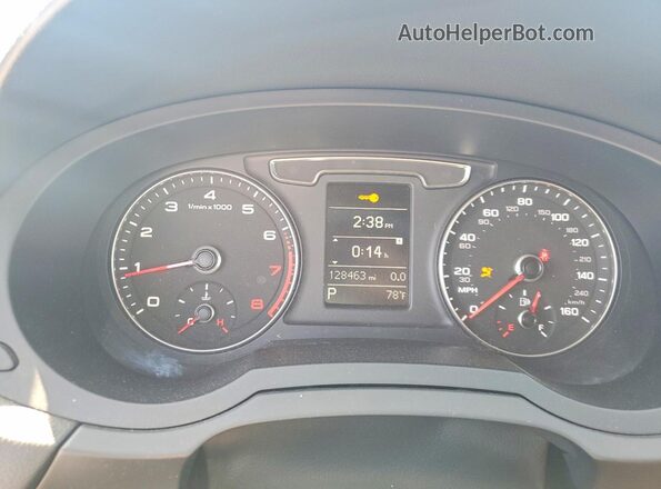 WA1BCCFS2JR008697 2018 AUDI Q3 White Widok zestawu wskaźników