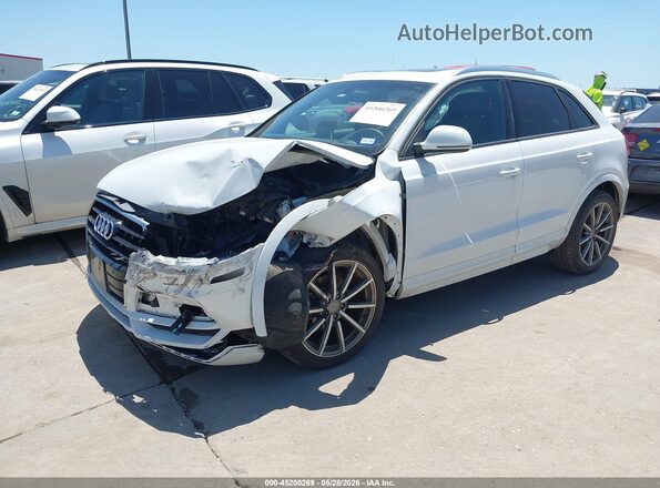 WA1BCCFS8JR016643 2018 AUDI Q3 White Front left