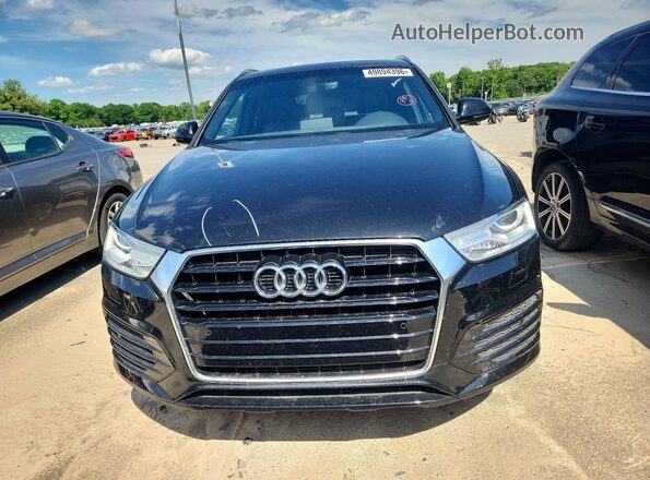 WA1BCCFSXJR030964 2018 AUDI Q3 Black Front view