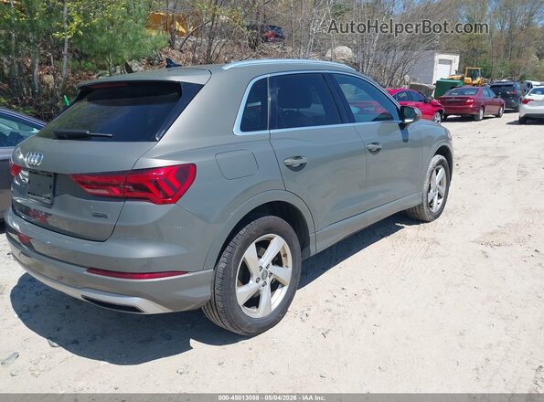 WA1BECF34L1066878 2020 AUDI Q3 Green Задня права чверть