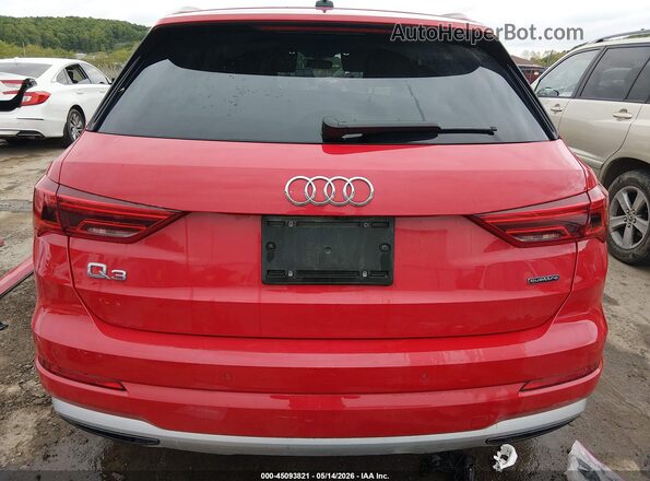 WA1BECF38L1106931 2020 AUDI Q3 Red 
