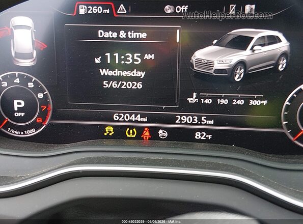 WA1BNAFY0K2017007 2019 AUDI Q5 Blue 