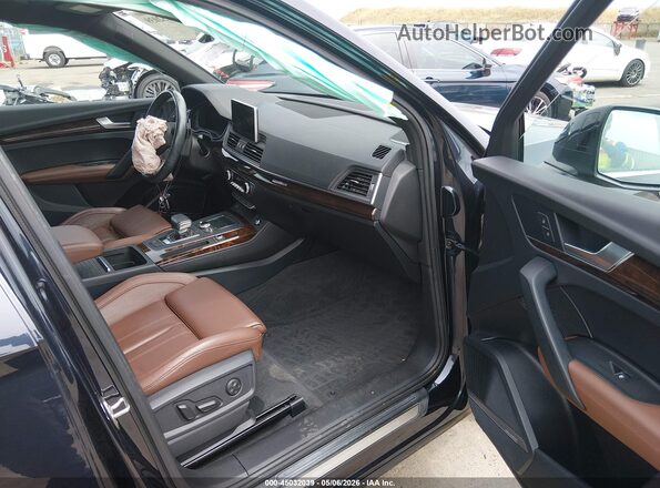 WA1BNAFY0K2017007 2019 AUDI Q5 Blue Vista interior delantera