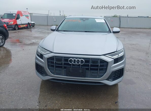 WA1BVAF17KD012507 2019 AUDI Q8 Silver Vista del salpicadero