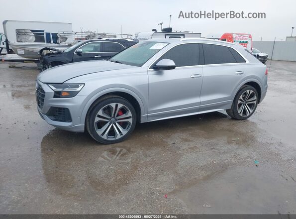WA1BVAF17KD012507 2019 AUDI Q8 Silver Vista interior trasera
