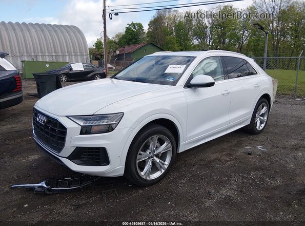 WA1BVAF17LD020298 2020 AUDI Q8 Белый Передняя левая четверть