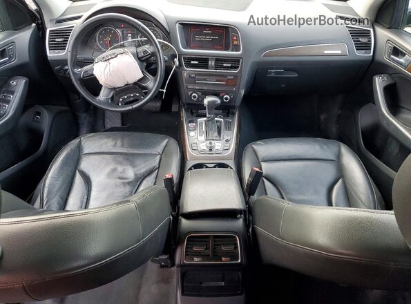 WA1C2AFP0HA088842 2017 AUDI Q5 Black Dashboard view