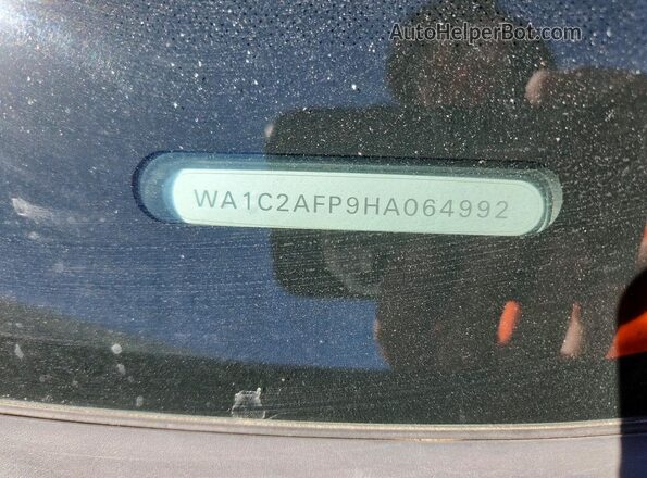 WA1C2AFP9HA064992 2017 AUDI Q5 Черный Вид подкапотного пространства