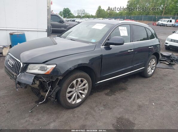 WA1C2AFPXHA044878 2017 AUDI Q5 Dark Blue წინა მარცხენა ხედი სამი მეოთხედიდან