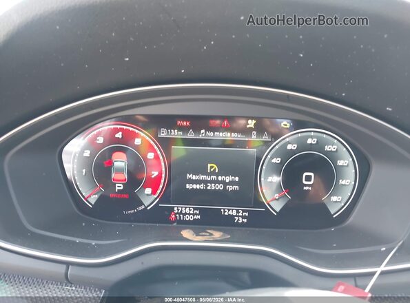WA1C4AFY0M2013467 2021 AUDI SQ5 Gray Widok tylnych siedzeń