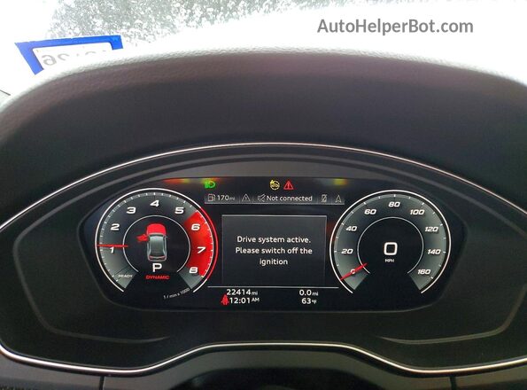 WA1C4AFY6R2030118 2024 AUDI SQ5 Серый Вид щитка приборов