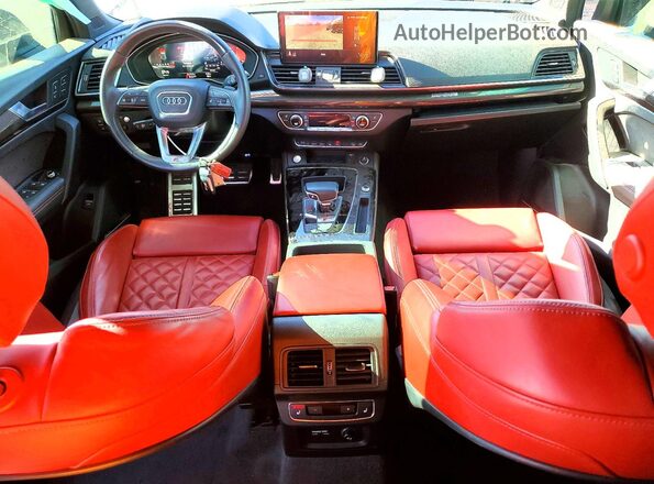 WA1C4AFY8N2029322 2022 AUDI SQ5 Black Widok deski rozdzielczej