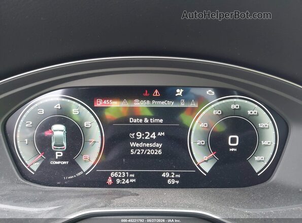 WA1CAAFY0M2021710 2021 AUDI Q5 Gray Հետևի նստատեղերի տեսք