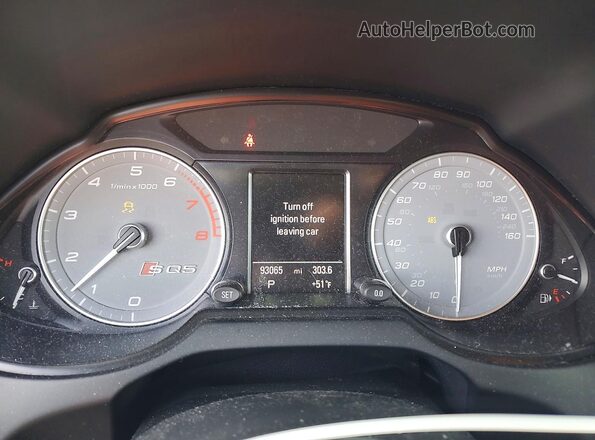 WA1CCAFP0GA094295 2016 AUDI SQ5 Gray ხელსაწყოთა პანელის ხედი