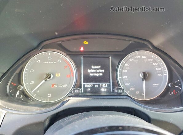 WA1CCAFP6GA014689 2016 AUDI SQ5 White Vista del cuadro de instrumentos