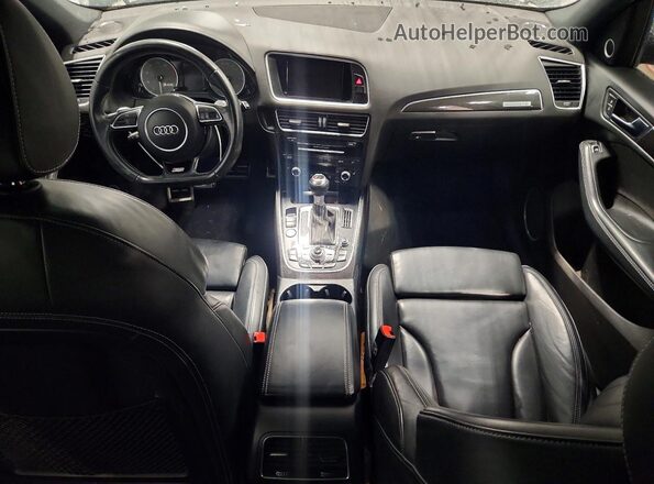 WA1CCAFPXGA059697 2016 AUDI SQ5 Black Առջևի վահանակի տեսք