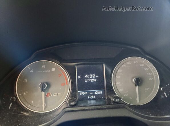 WA1CCAFPXGA059697 2016 AUDI SQ5 Black Սարքավորումների վահանակի տեսք