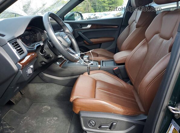 WA1CNAFY3L2086845 2020 AUDI Q5 Green Widok wnętrza z przodu